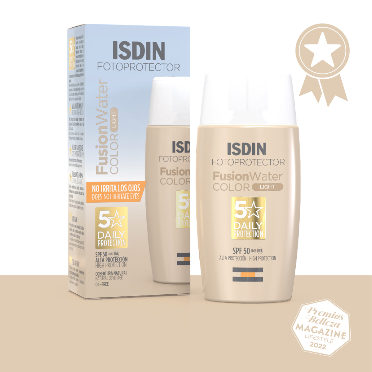 ضد آفتاب فیوژن واتر رنگی لایت ایزدین SPF50