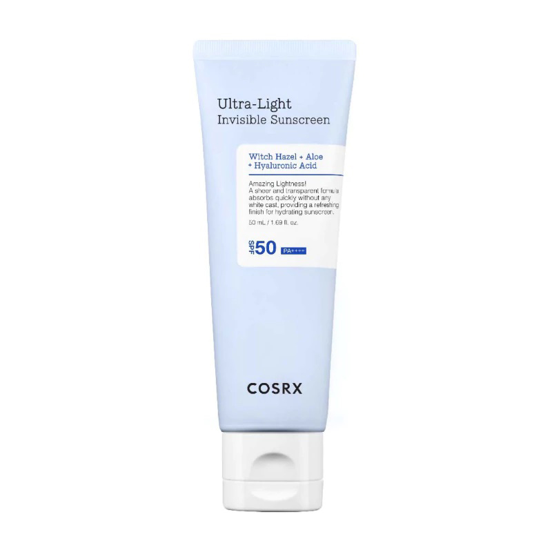 ضد آفتاب آبرسان کوزارکس SPF50 مدل ULTRA LIGHT حجم 50 میل