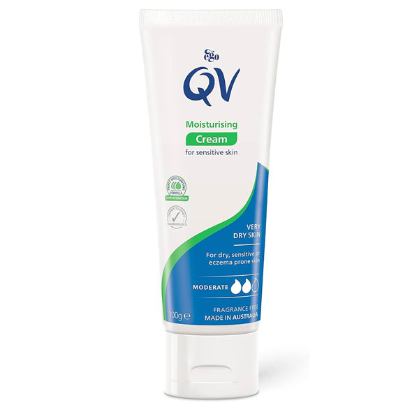کرم مرطوب کننده و آبرسان  کیووی QV مخصوص پوست خشک و حساس